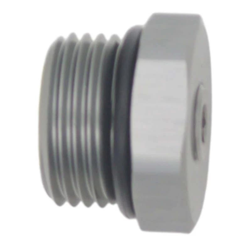 DeatschWerks 10AN ORB-Male-Stecker-Fitting mit 1/8 Zoll NPT-Messport - Anodisiert DW Titan