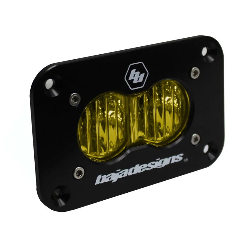 Baja Designs S2 Sport Flush Mount LED Wide Cornering Light - Amber