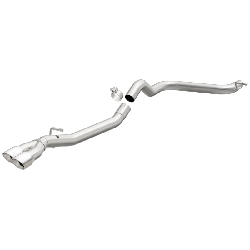 MagnaFlow-System C/B 15-16 Volkswagen Golf TDI 2,5 Zoll Poliertes SS-Doppel-Endrohr auf der Fahrerseite hinten