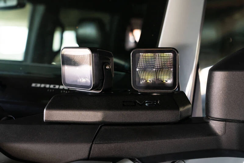 DV8 Offroad A-Pillar Pod Light Mounts für 2021–2022 Ford Bronco