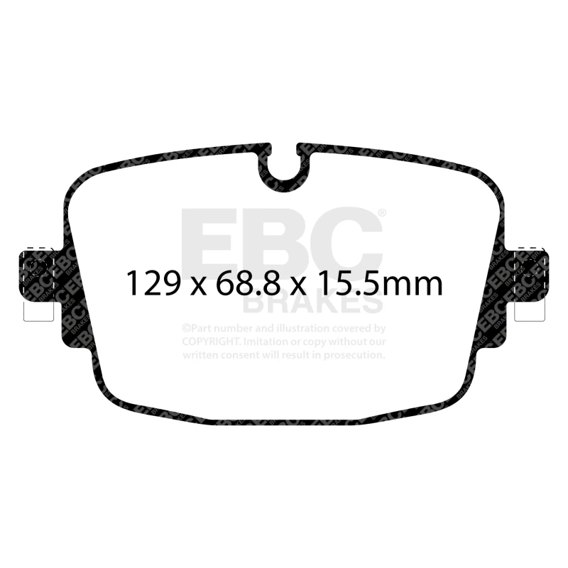 EBC 19-23 Audi RS6 / 19-23 Audi RS7 Rear Yellowstuff Brake Pads