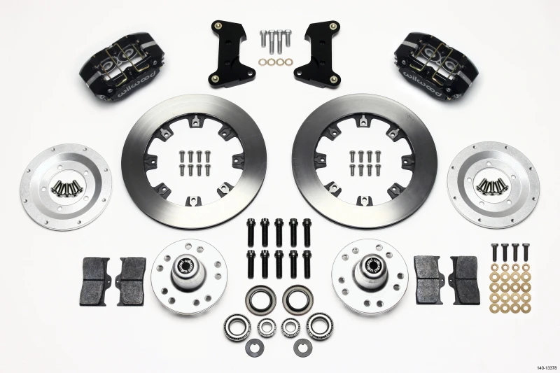 Wilwood Dynapro Dust-Boot Front Kit 12,19 Zoll 74-80 Pinto/Mustang II Disc Spindel nur