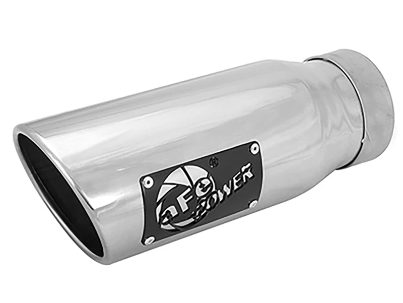 aFe MACH Force-Xp Universal Exhaust Tip 3-1/2 IN Inlet x 4-1/2 IN Outlet x 12 IN L
