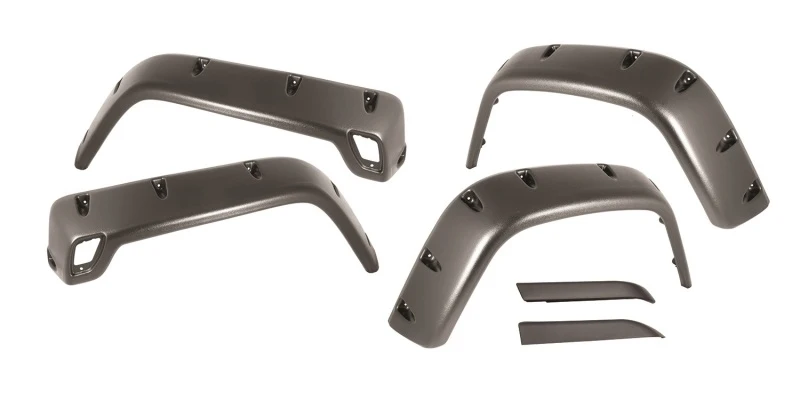 Rugged Ridge 6-Teiliger Fender-Flare-Kit für Jeep Wrangler 97-06