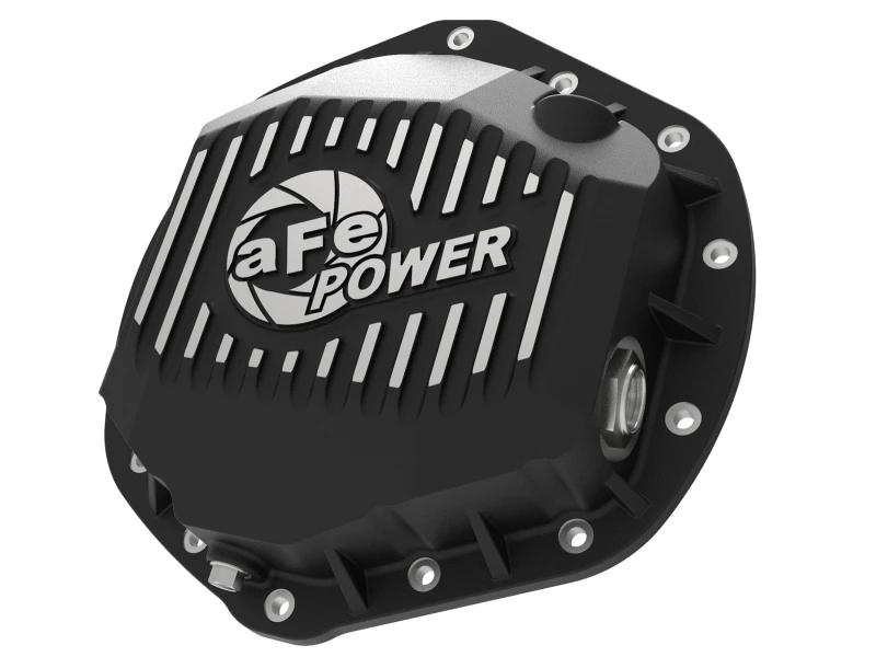 aFe Power Pro Series Hinterachs-Abdeckung Schwarz mit bearbeiteten Rippen 14-18 Dodge Trucks 2500/3500