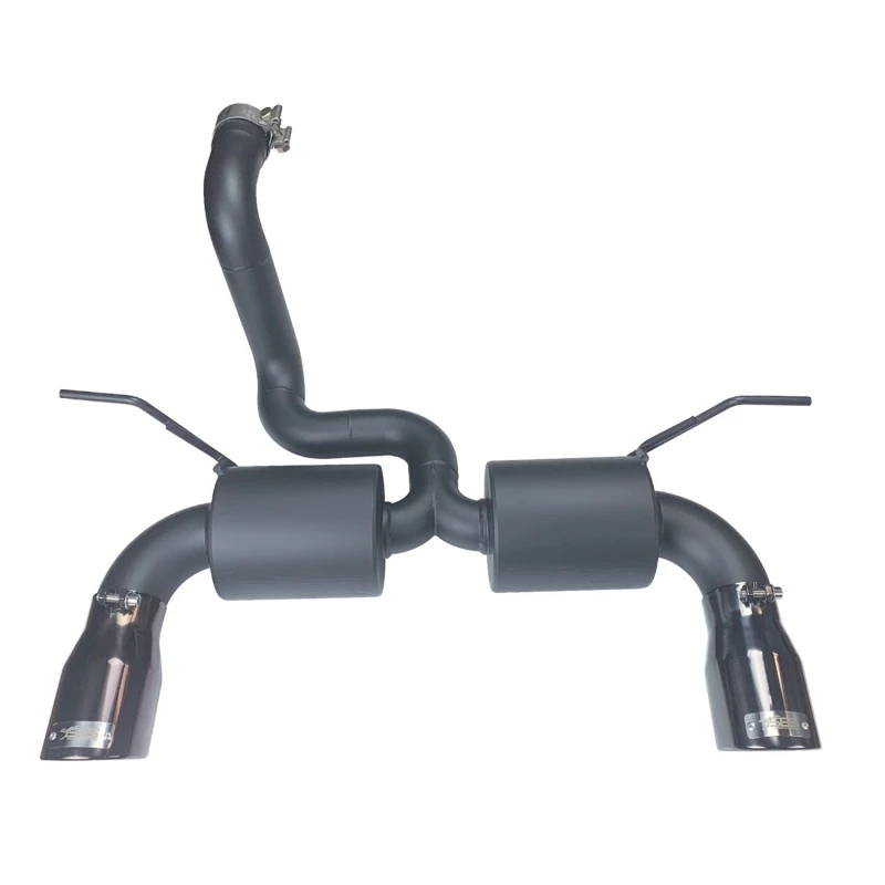 Injen 18-20 Jeep Wrangler JL L4-2.0L Turbo / V6-3.6L SS Axle-back Auspuff - Schwarz