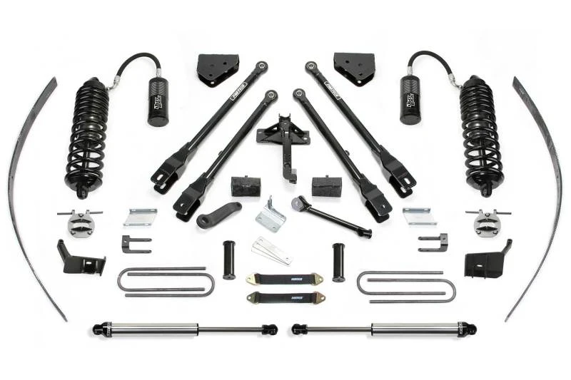 Fabtech 11-16 Ford F250 4WD ohne Überlastung 8 Zoll 4-Link-System mit 4.0 R/R & 2.25