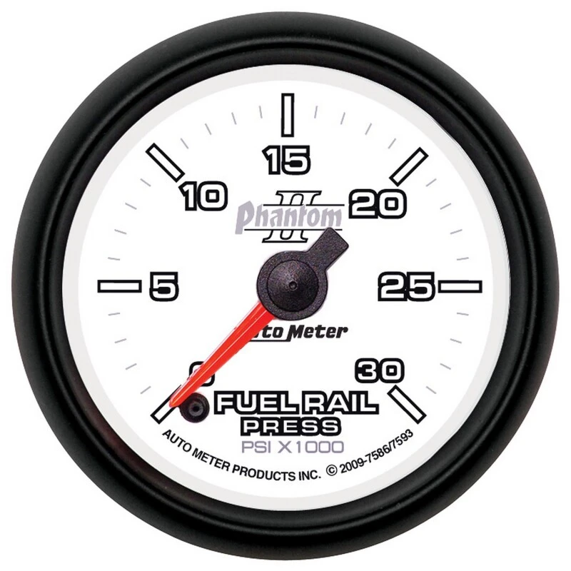 AutoMeter-Schienen druck Messgerät (Ram 6.7L) 2-1/16in. 30Kpsi Digital Stpr Mtr Phantom II