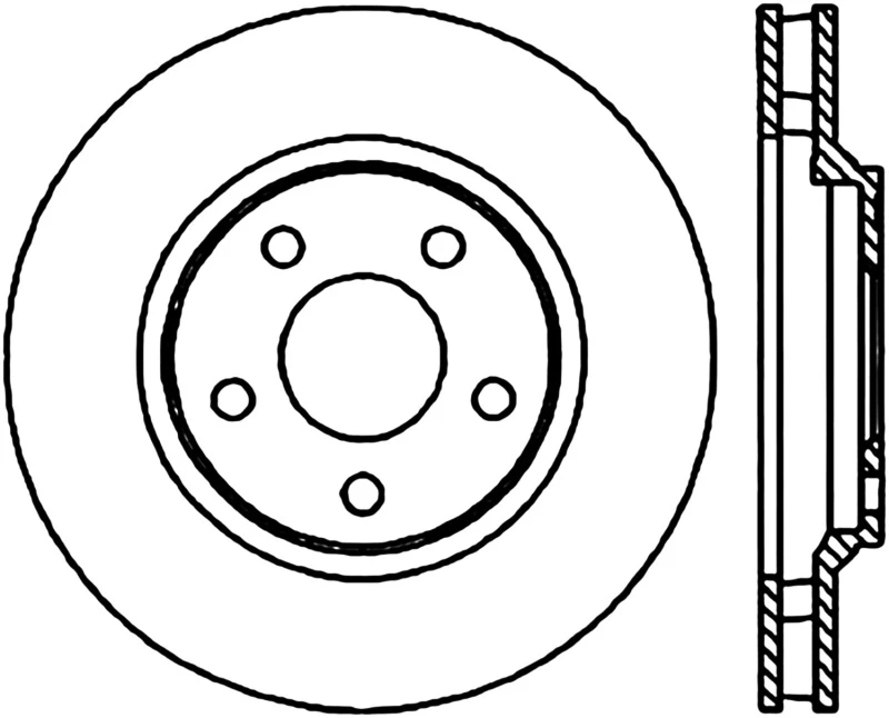 stoptech_127.62055L-6794df53b16df StopTech Power Slot 98-02 Pontiac Firebird/Trans Am / Chevy Camaro Front Right Slotted CRYO Rotor