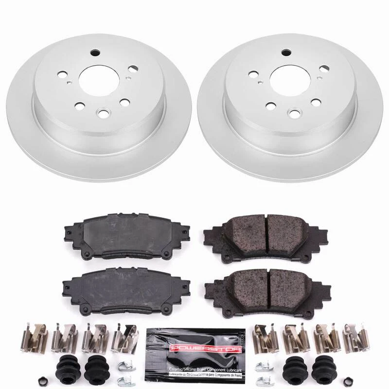 Power Stop 14-15 Lexus IS250 Rear Z23 Coated Brake Kit