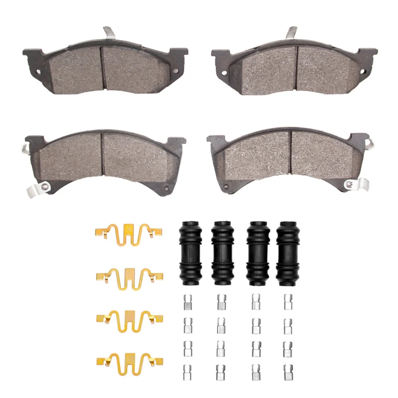 DFC 88-90 Chrysler Imperial Front 4000 HybriDynamic Brake Pads and Hardware Kit