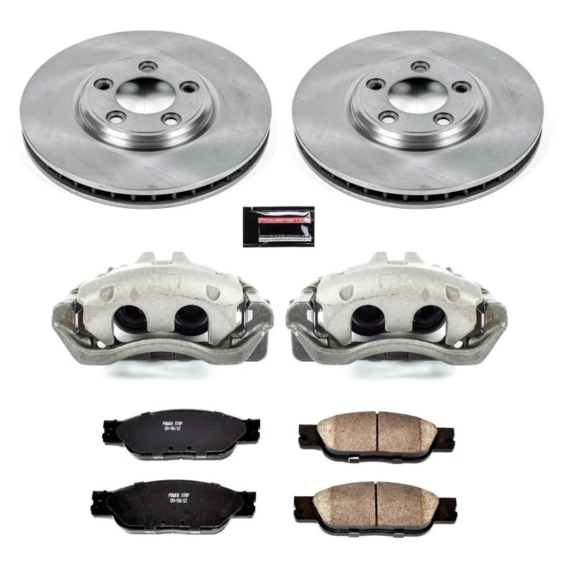 powerstop_KCOE1353-67945533438c1 Power Stop 03-04 Jaguar S-Type Front Autospecialty Brake Kit w/Calipers