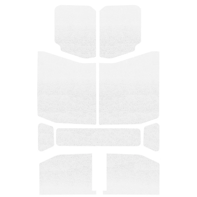 DEI 18-23 Jeep Wrangler JL 4-Türer Boom Mat Headliner - 9-teilig - Weiß