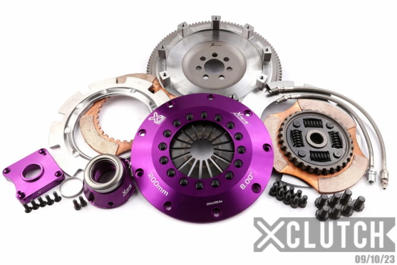 XClutch 8in Twin Sprung Ceramic Clutch Kit for 07-17 Mitsubishi Lancer EVO X 2.0L