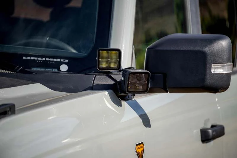 DV8 Offroad A-Pillar Dual Light Pod Drop Mounts