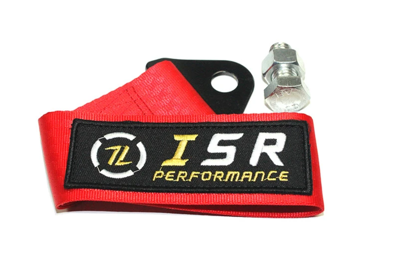 ISR Performance Universal Racing Tow Strap - Rot