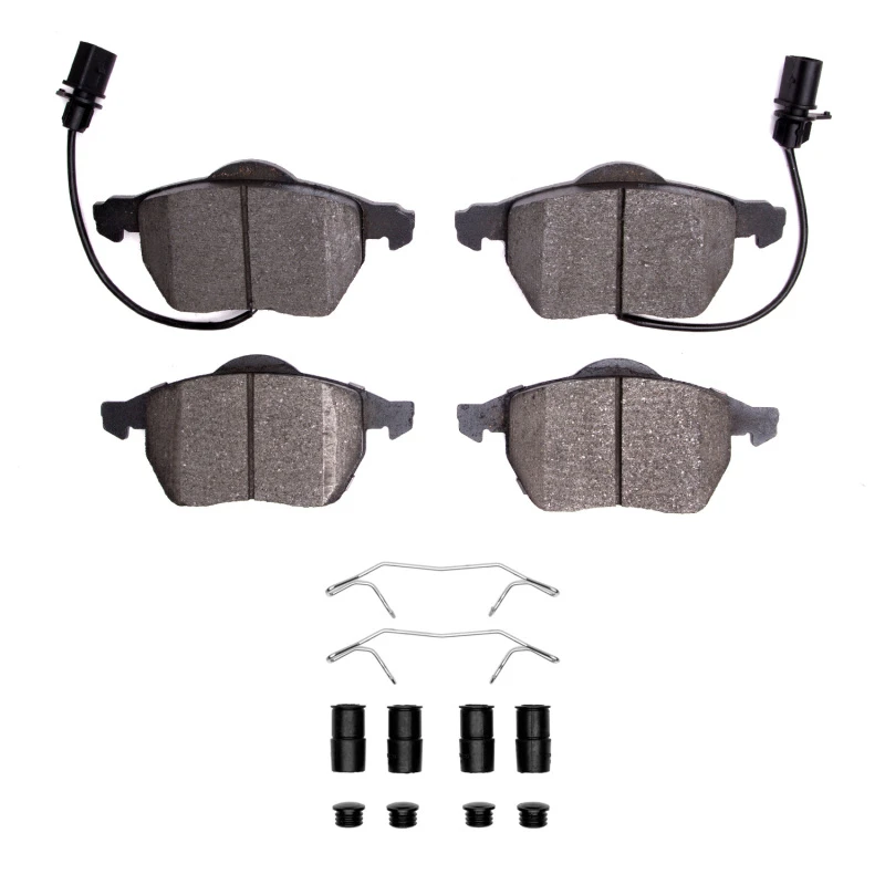 DFC 98-08 Audi A4 (USA/Canada) Front 5000 Advanced Low Metallic Brake Pads and Hardware Kit