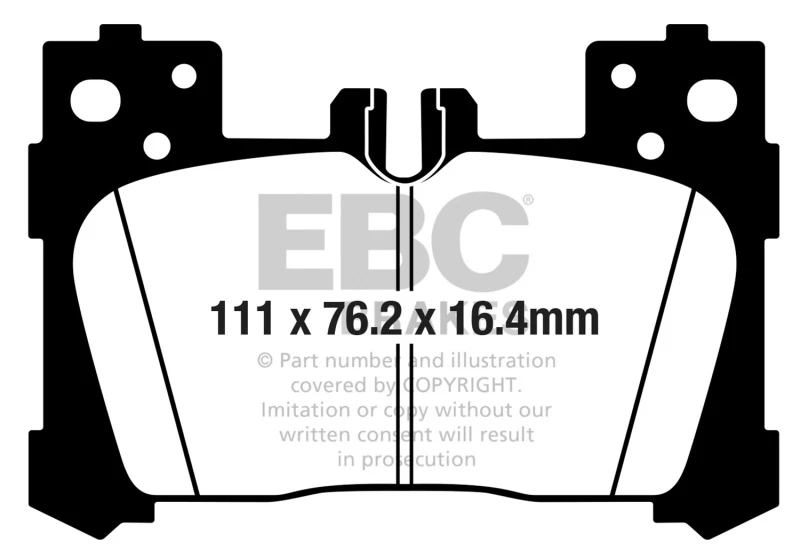 ebc_DP32324C-67932052960d6 EBC 2018+ Lexus LC500 5.0L Redstuff Rear Brake Pads