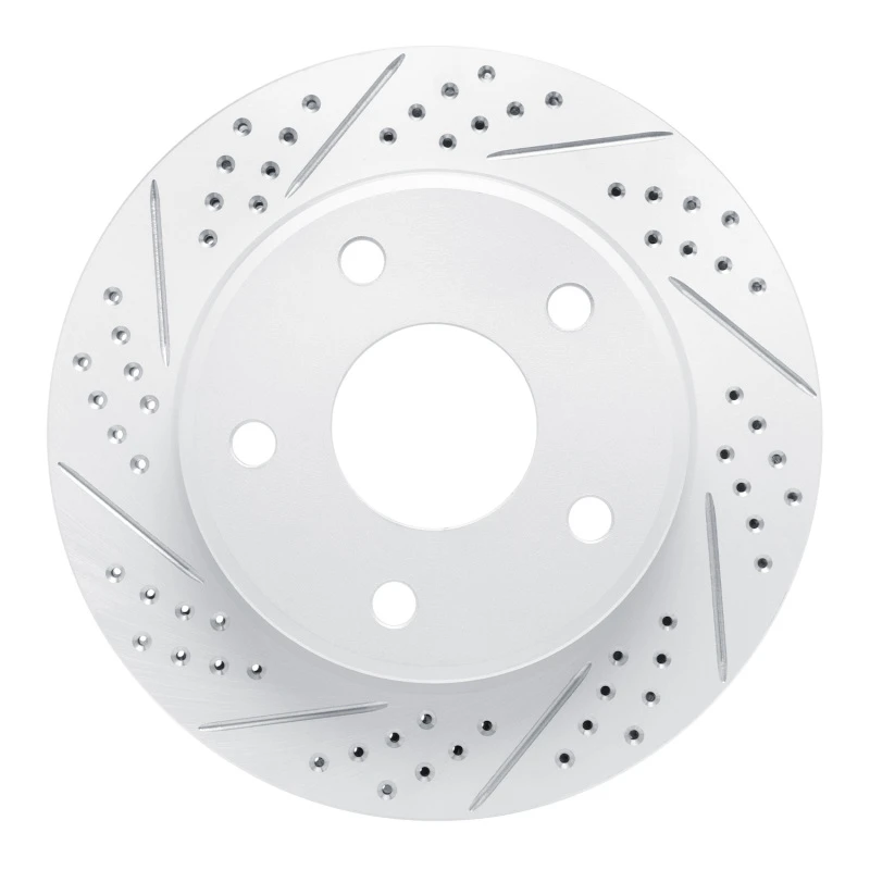 DFC 05-11 Dodge Dakota RWD Front Left Drilled & Slotted Geoperformance Rotor