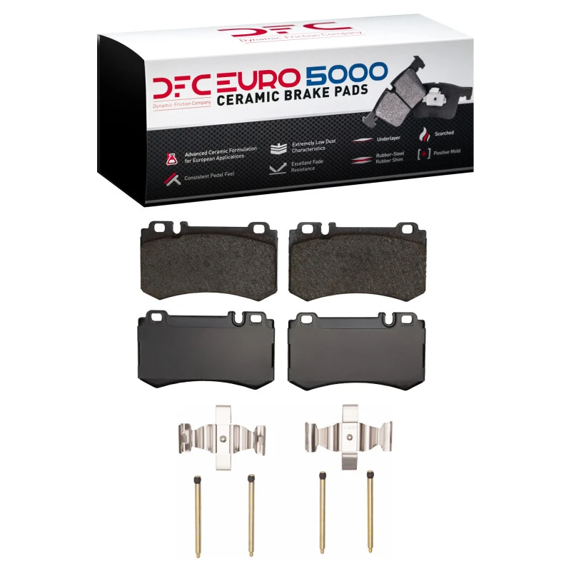 DFC 07-13 Mercedes-Benz S600 Rear Euro 5000 Ceramic Brake Pads and Hardware Kit