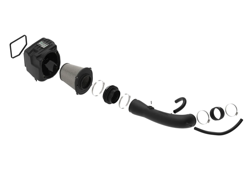 aFe Quantum Kaltluft-Ansaugsystem mit Pro Dry S-Medium für 14-19 GM Silverado / Sierra 1500 V8-5.3/6.2L