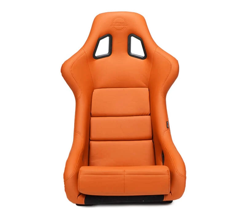 NRG FRP Bucket Seat mit braunem Vinyl-Material - Large