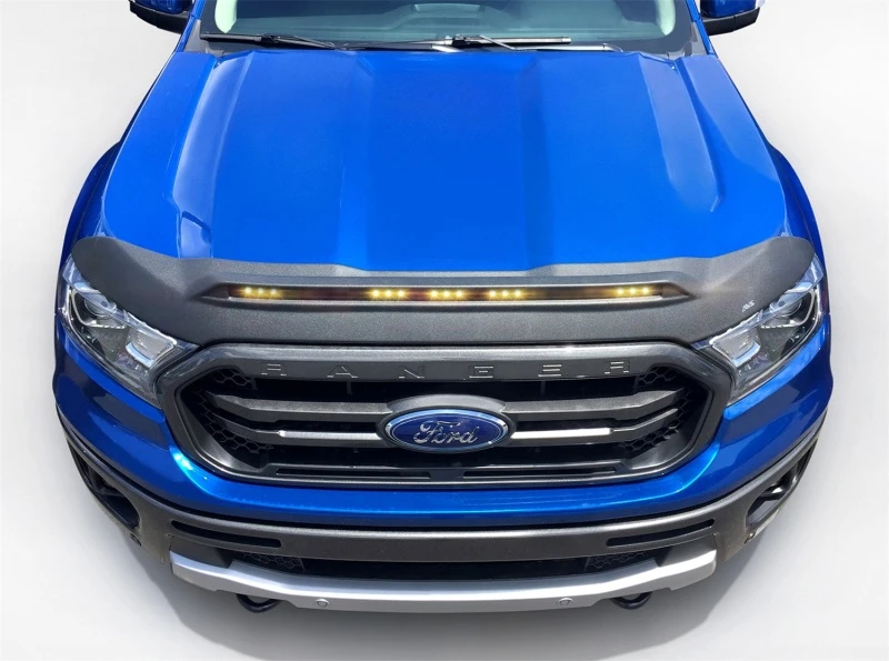 AVS 2019 Ford Ranger Aeroskin Low Profile Lichtschutz - Schwarz