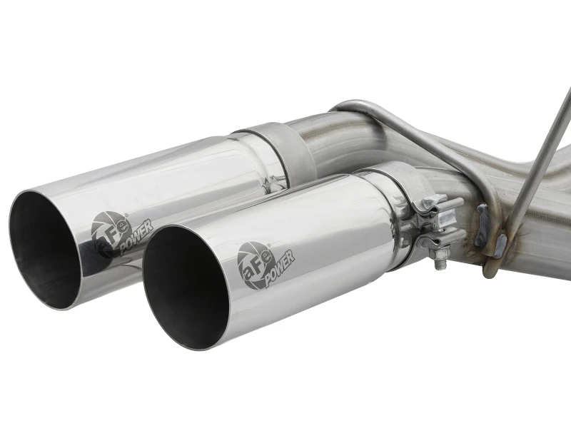 aFe POWER Rebel Series 3 Zoll 409 SS Kat-Back-Auspuff mit polierten Endstücken 17 Ford F-150 Raptor V6-3.5L