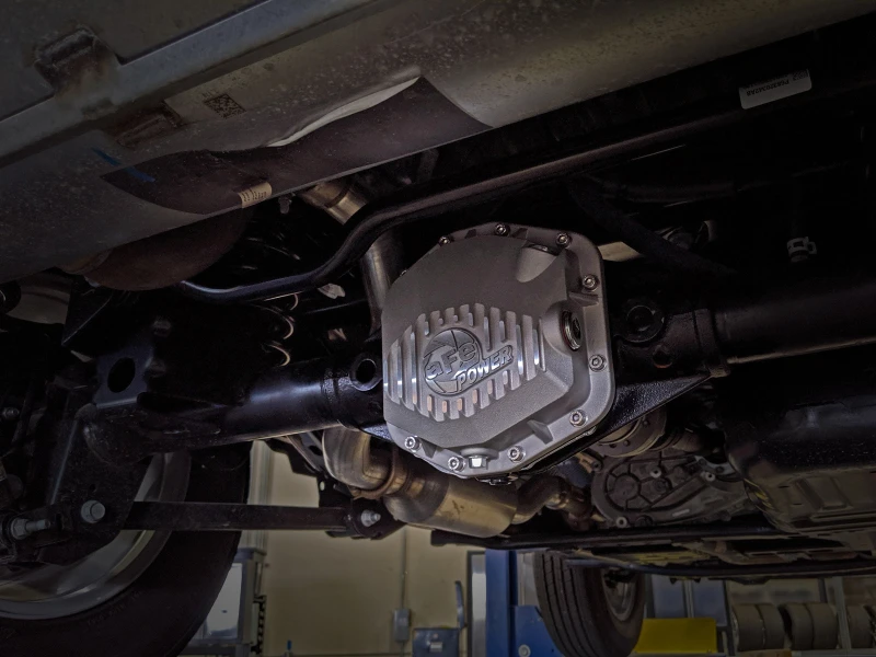 aFe Power Street Series Hinterachs-Abdeckung Raw mit bearbeiteten Rippen 18-21 Jeep Wrangler JL Dana M200