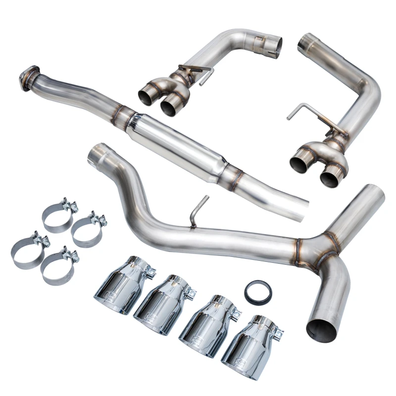AWE Tuning Subaru WRX/STI VA/GV Limousine Track Edition Auspuff - Chromsilberne Endrohre (102mm)