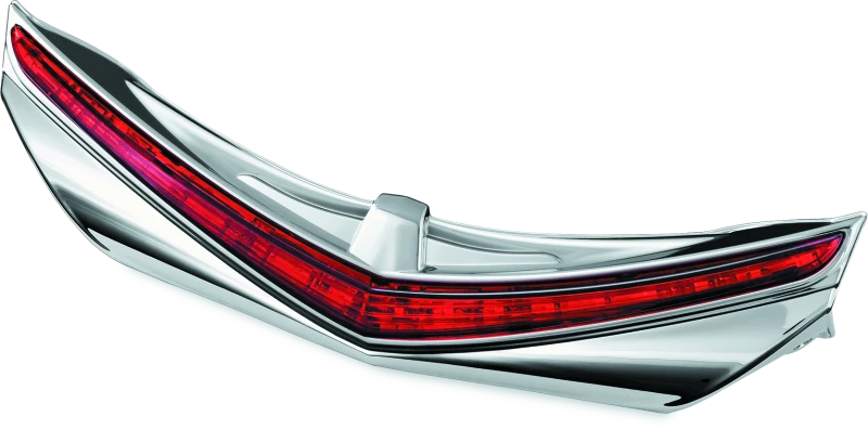 Kuryakyn L.E.D. Rear Fender Tip für 12-17 GL1800 Chrom mit rotem Glas