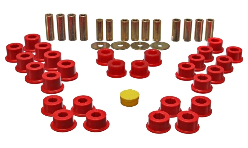 Energy Suspension 90-97 Mazda Miata Rote Hinterachslenker-Buchsen-Set