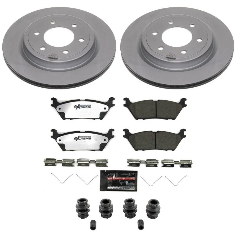 Power Stop 22-25 Ford Bronco Rear Z36 Coated Truck & Tow Brake Kit