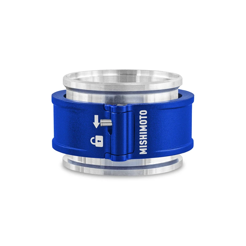 Mishimoto 2,5-Zoll-Schnellverschluss-Clamp-Anbausatz - Blau