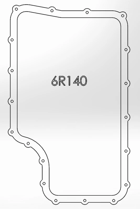 aFe Power Getriebeölwanne Schwarz Feingefräst 11-14 Ford 6R140 LKW V8 6,7L (td)