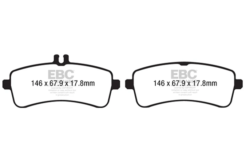 EBC 94-95 Mercedes-Benz SL320 3.2L Bluestuff Rear Brake Pads