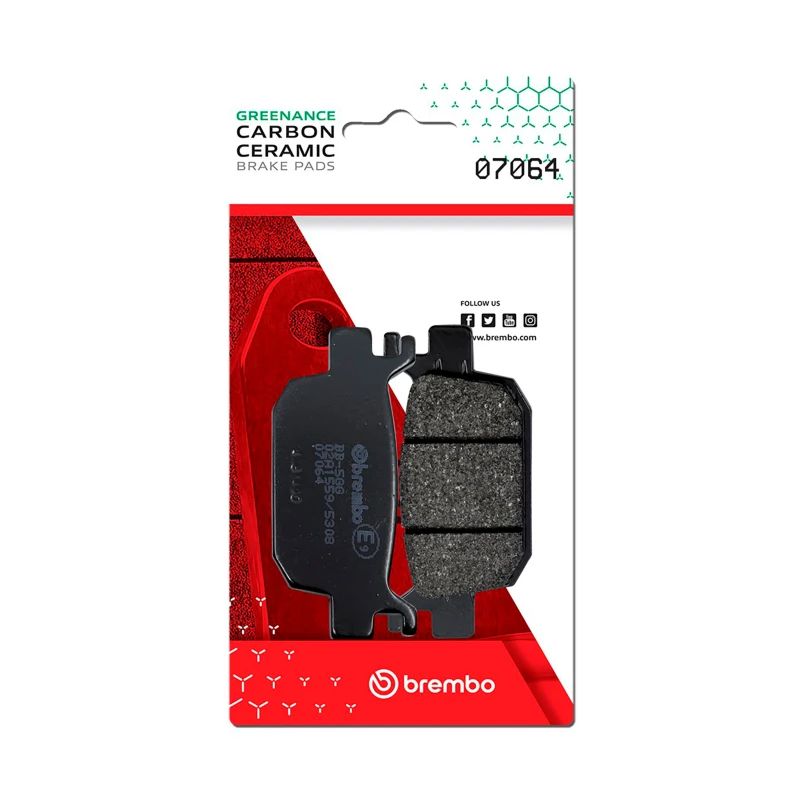 Brembo OE Carbon Ceramic Brake Pad for Honda NSS / Honda SH / Honda Silverwing / Honda Forza / Honda ADV - Rear