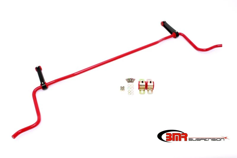 BMR 05-10 S197 Mustang Heckstabilisator-Kit 22mm mit Buchsen und Billet-Lenken - Rot