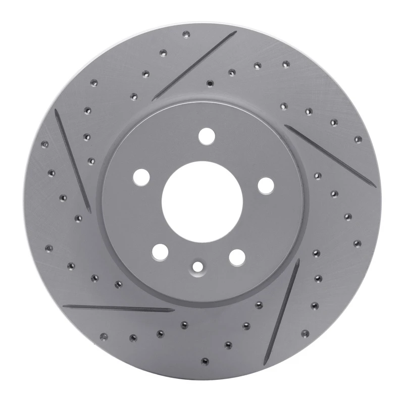 DFC 13-25 Cadillac Ats Front Right Drilled & Slotted Geoperformance Rotor