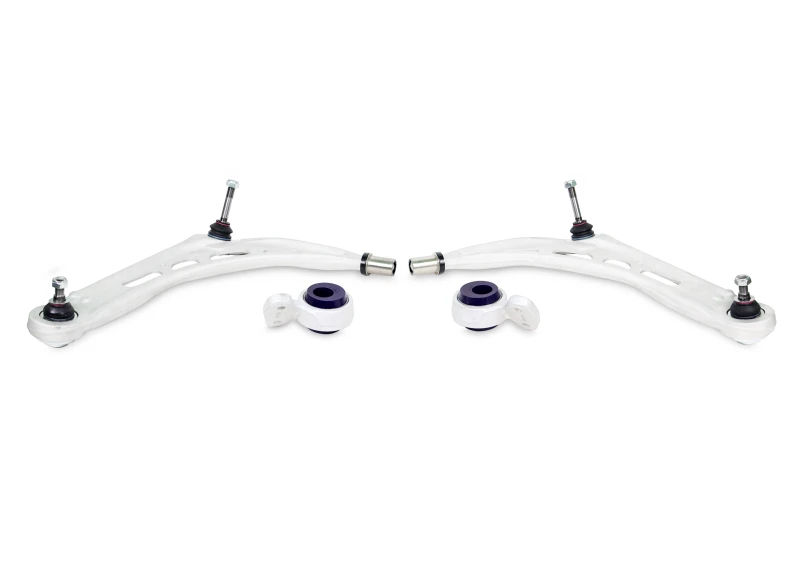 SuperPro 2000 BMW 323Ci Base Front Alloy Lower Control Arm Set (+Caster)