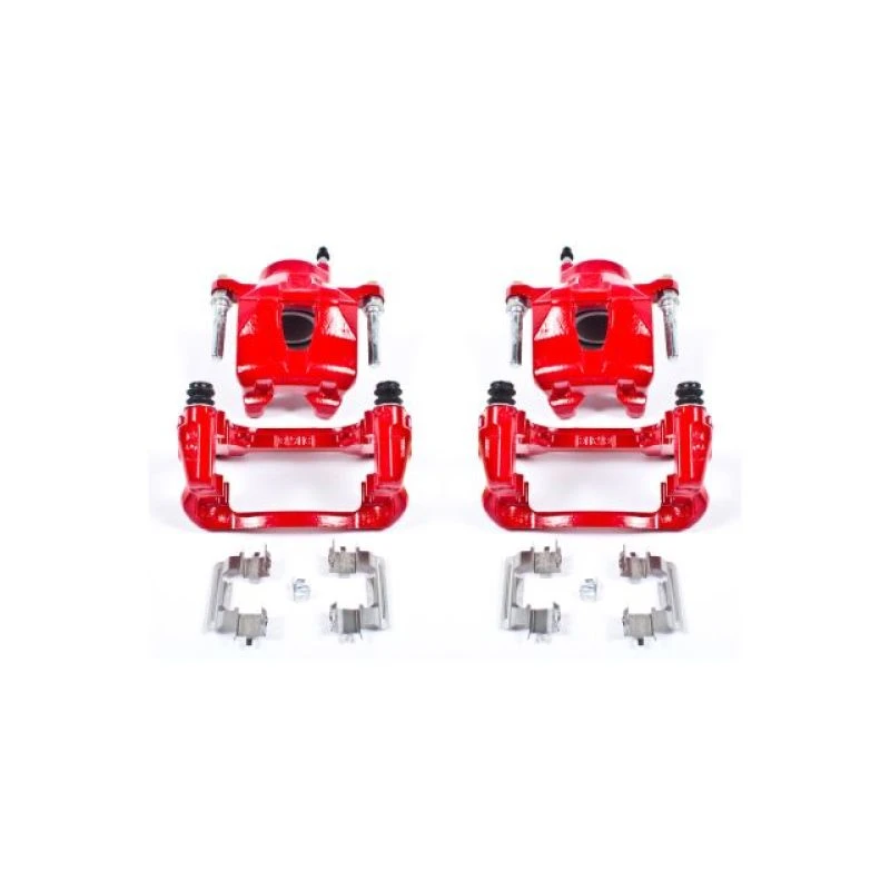 Power Stop 05-10 Scion tC Front Red Calipers w/Brackets - Pair