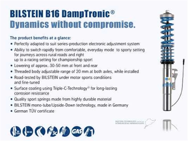 Bilstein B16 15-17 Porsche Macan Vorder- und Hintersuspensionssystem