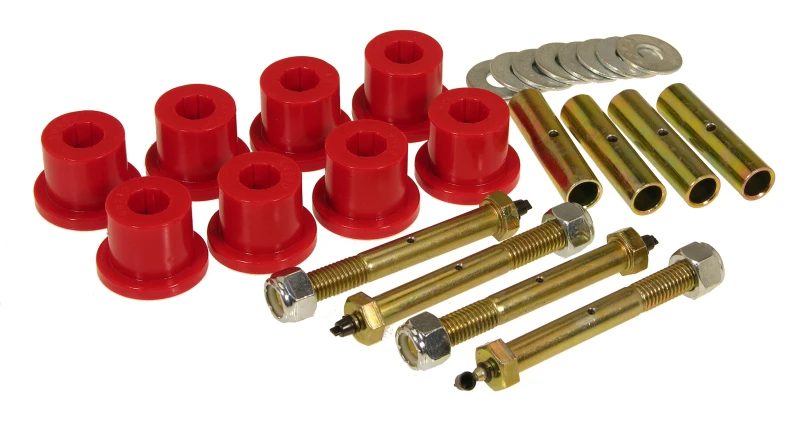 Prothane Front & Rear Main Spring Eye Bushings for Jeep YJ