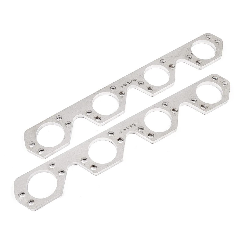 Stainless Works Kleinblock Ford Trick Flow High Port Header 304SS Auspuffflanschen 1-7/8 Zoll Primärleitungen