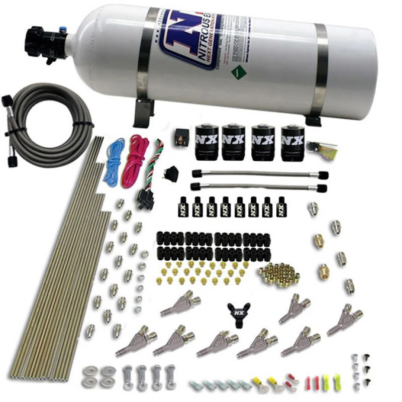 Nitrous Express STD Nozzle Nitrous Kit w/12lb Composite Bottle