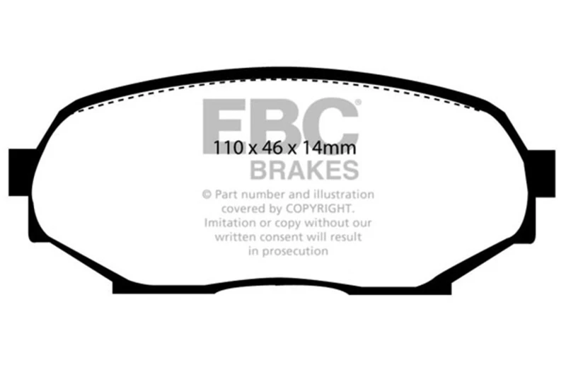 EBC 90-93 Geo Storm 1.6L Bluestuff Front Brake Pads