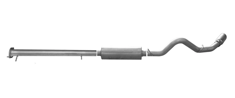 Gibson 11-19 GMC Sierra 2500 HD Denali 6.0L 3.5in Kat-Back Einzel Auspuff - Edelstahl