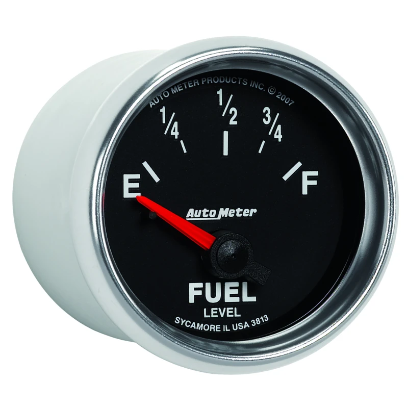 Autometer GS 52mm 0-90 ohms Short Sweep Electronic Fuel Level GM Gauge