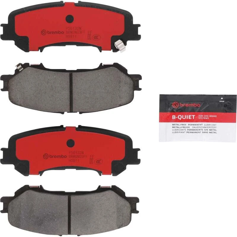 Brembo OE Prime Ceramic Hinterradbremsbeläge für 2017–2021 Nissan Titan / 2017 Titan XD