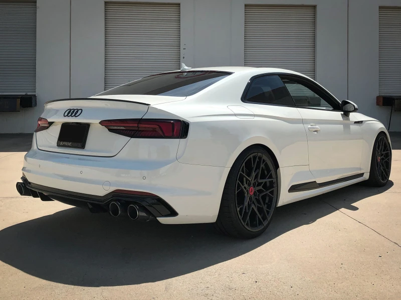 aFe 18-20 Audi RS5 Coupe MACH Force-Xp 3in auf 2,5in 304 SS Axle-Back Abgasanlage-Quad Carbon-Tipps